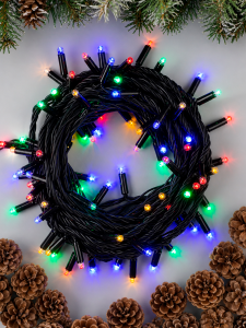 Огонек OG-LDG17 гирлянда LED Мультицвет (200 ламп,220В)  МЯТАЯ УПАКОВКА